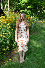 Flower Dyed ✿ Silk Slip Dress