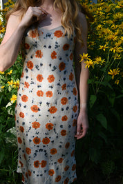 Flower Dyed ✿ Silk Slip Dress