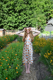 Flower Dyed ✿ Silk Slip Dress