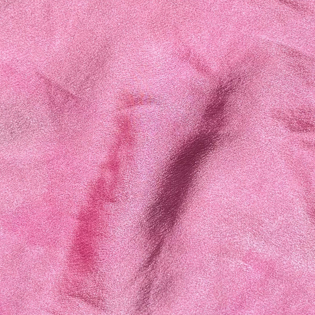 Pink silk fabric