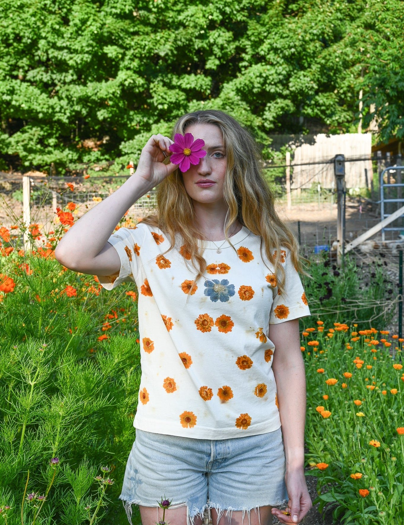 Flower Dyed ✿ T-shirt - Circles and Cycles