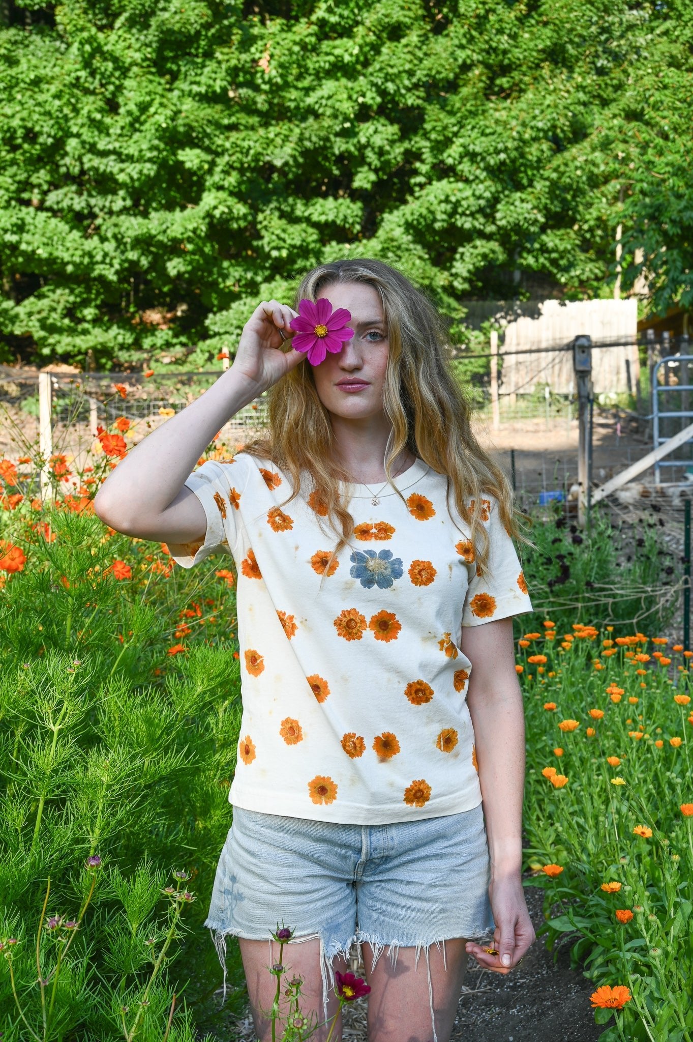 Flower Dyed ✿ T-shirt - Circles and Cycles