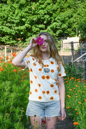 Flower Dyed ✿ T-shirt - Circles and Cycles