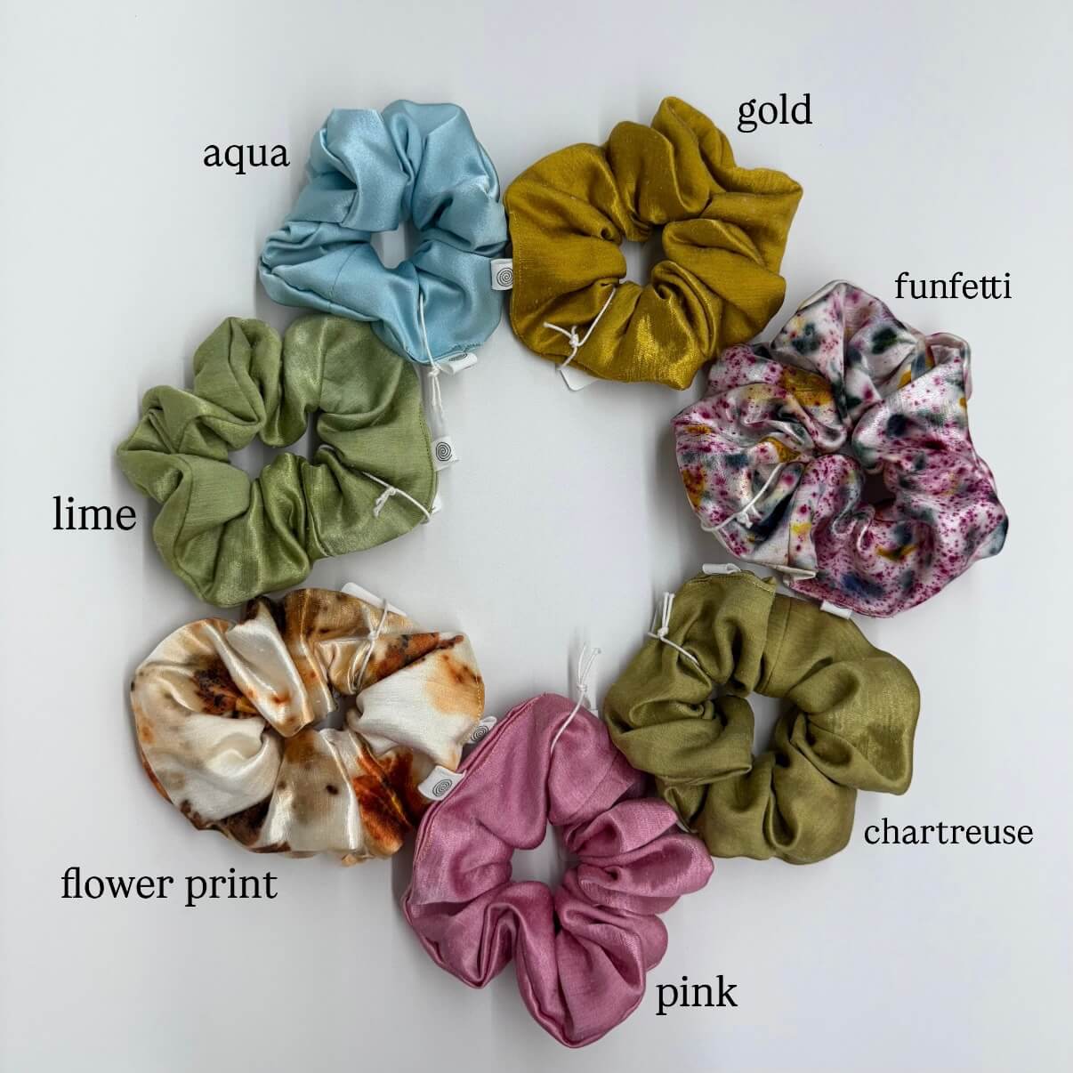 Plant Dyed Scrunchies - Circles and Cycles