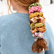 Plant Dyed Scrunchies - Circles and Cycles