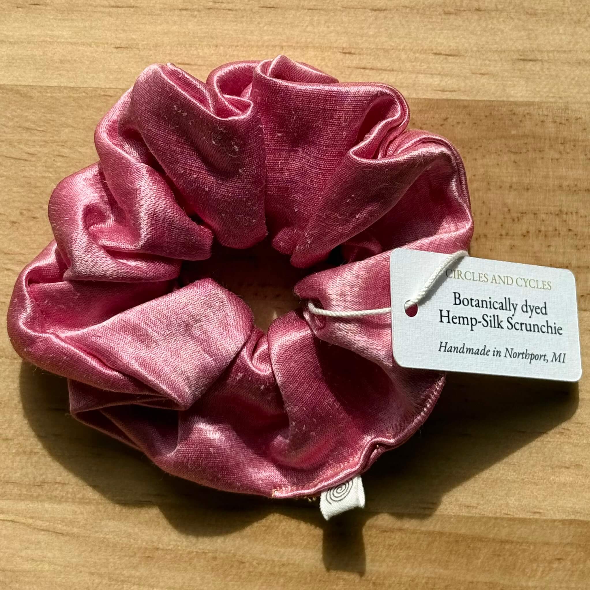 Plant Dyed Scrunchies - Circles and Cycles