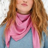 Plant Dyed 100% Silk Scarves 35 x 35